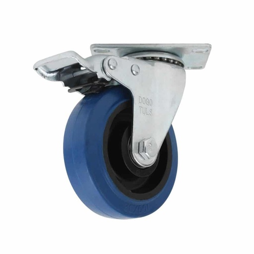 [HC99488] RODAJA GIRATORIA 3"           GOMA ELASTICA C/FRENO