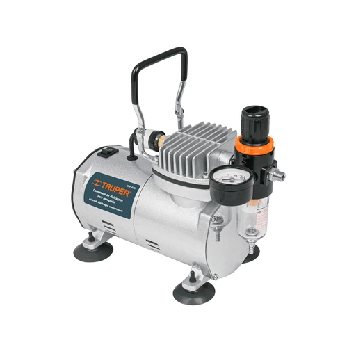 [HC20864] TRUPER COMPRESOR COMP-AERO 1/5HP/150WD/DIAFRAGMA P/AEROGRAFO