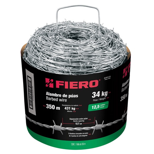 [HC94395] ALAMBRE DE PUAS ALPU12-3412.5 34KG