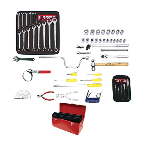 [HC98466] URREA JGO AUTOMOTRIZ 9914M 58PZ METRICO C/CAJA MET D6