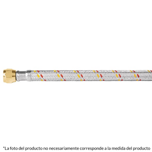 [HC104334] FOSET MANGUERA FLEX P/GAS FGA-06NP5/16X60CM DE ALUMINIO