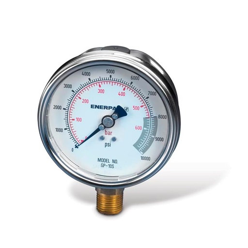 [HC95690] ENERPAC MANOMETRO GP10S   100MM 0-700BAR/0-1000PSI 1/2 NPTF