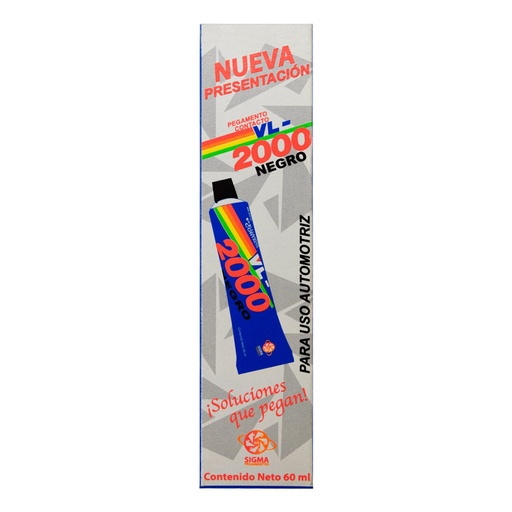 [HC93412] VL 2000 PEGAMENTO CONTACTO AUTOMOTRIZ 60ML NEGRO