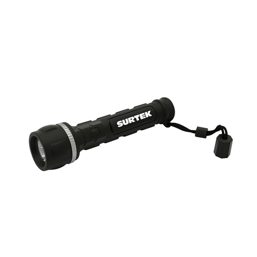[HC94159] SURTEK LINTERNA LA32AA 2AA ANTI-IMPACTO 3LED
