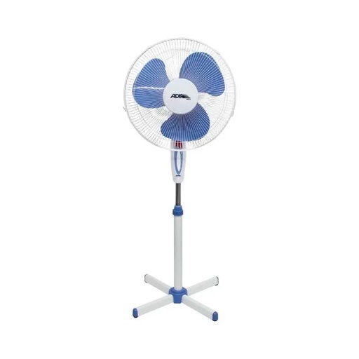 [HC99864] ADIR VENTILADOR PEDESTAL 16"  120V 60HZ 3ASPAS AZUL PLASTICO