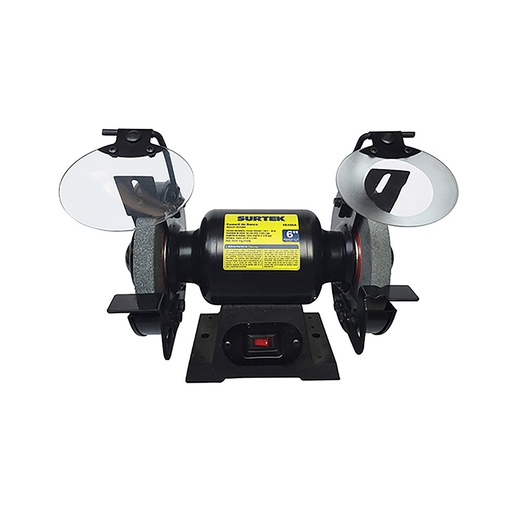 [HC96557] SURTEK ESMERIL DE BANCO EB506A 6"373W 3450RPM