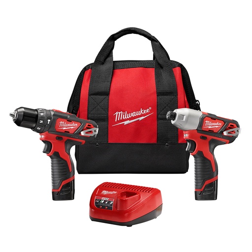 [HC95959] MILWAUKEE COMBO 2497-22 M12TALADRO 2408-20+LLAVE 2462-20