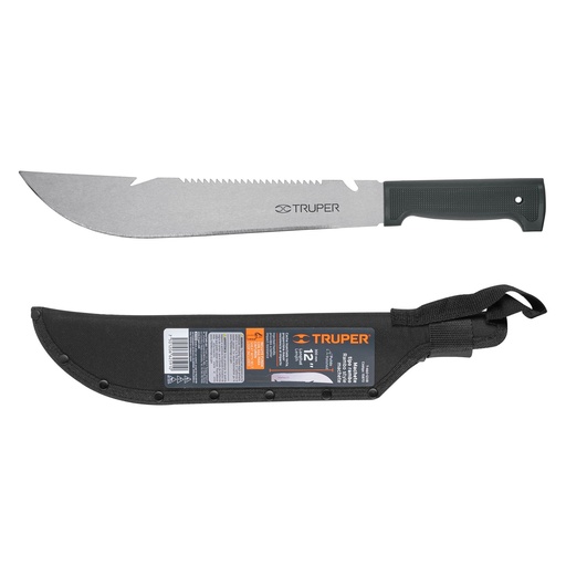 [HC95984] TRUPER MACHETE T-460-12XB 12" TIPO RAMBO CACHA NEGRA