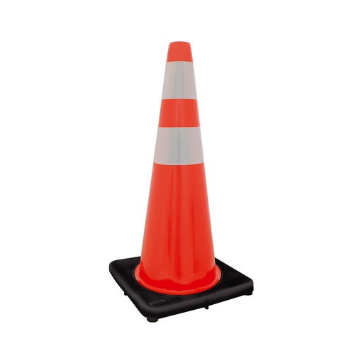 [HC94662] SURTEK CONO DE SEGURIDAD      70CM NJA C/REFLEJANTE DOBLE