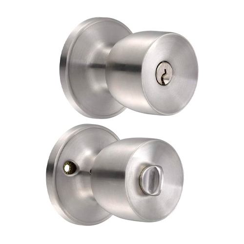 [HC110229] LOCK CERRADURA POMO RECAMARA  AC INOX COPA 19PO