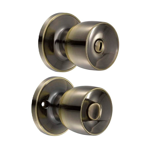[HC110231] LOCK CERRADURA POMO BAÑO      LATON ANT COPA 22PO
