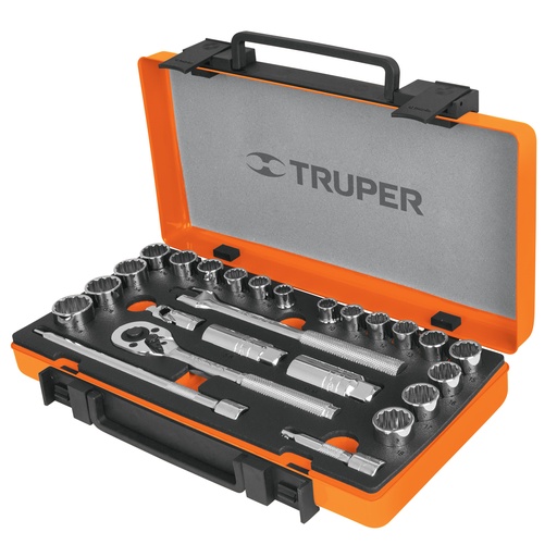 [HC103899] TRUPER AUTOCLE COMBINADO 26PZA 13954CON CUADRO D 3/8"