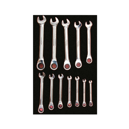 [HC95664] URREA JGO DE LLAVES COMB CH312 12PZ DE MATRACA
