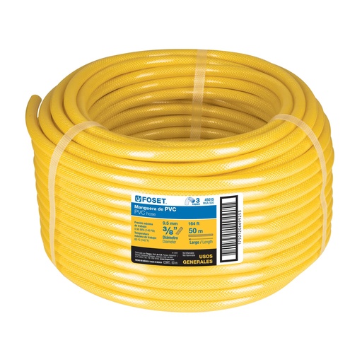 [HC14161] FOSET MANGUERA P/GAS MGA-500 3/8"USO GRAL S/CONEXION 50M