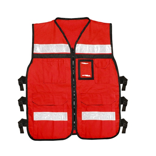 [HC94185] URREA CHALECO USCH31 M  ABIERTO ROJO