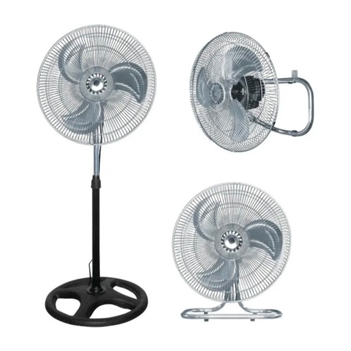 [HC118816] HIGH POWER VENTILADOR PEDEST  PISO PARED 3EN1 18" 127V 60HZ