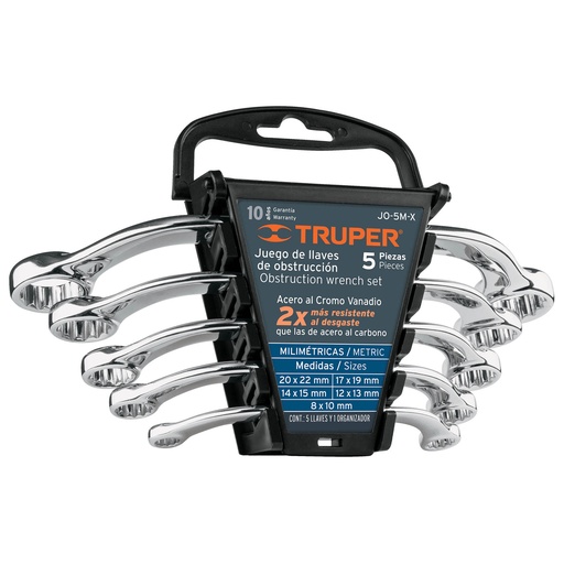 [HC26051] TRUPER JGO DE LLAVES DE       OBSTRUCCION EN C JO-5M-X