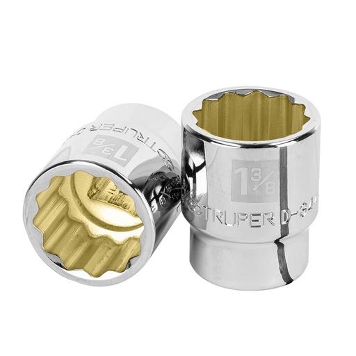[C2002018] TRUPER DADO DE 12 PUNTAS, CUADRO 3/4"DE 1-3/8" D-3444
