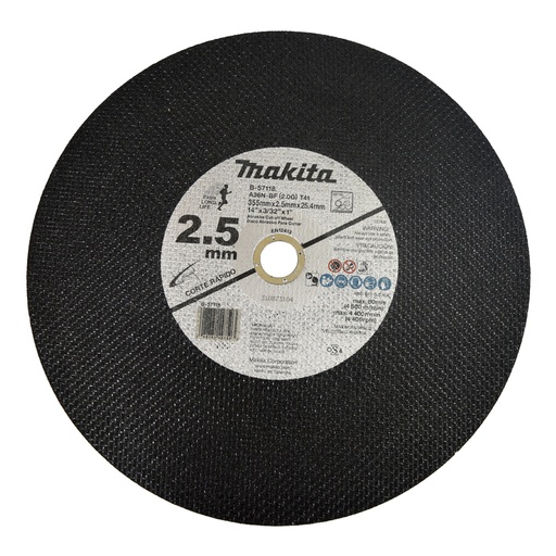 [HC106224] MAKITA DISCOS B57118 14" CORTE ABRASIVO