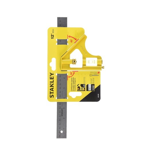 [HC106278] STANLEY ESCUADRA 12" 46-028   D/COMBIN C/GOTA DE AGUA