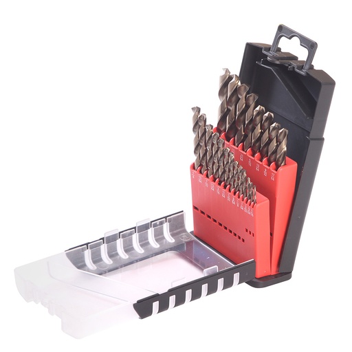 [HC95757] URREA JGO BROCAS AV 21PZ      1/16"-3/8" COBALTO