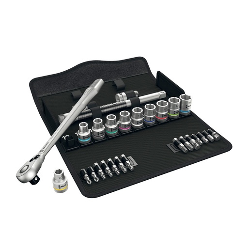 [HC112475] WERA JGO MATRACA 1/2"+ACC 8100 SC 828PZ  ZYKLOP METAL SWITCH