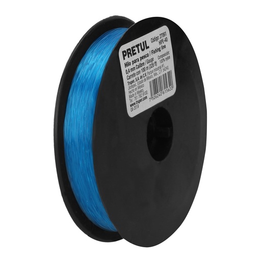 [HC116019] PRETUL HILO P/PESCA HIPE-40 27061100M CAL 0.4MM