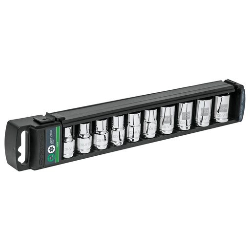 [HC13947] TRUPER JGO 10 DADOS PUNTA TORX 1/2