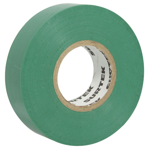 [HC102428] SURTEK CINTA AISLANTE         19MMX9MT VERDE