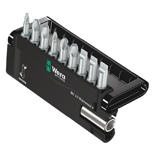 [HC112495] WERA JGO PORTA-PUNTAS 899/4/1 K10PZ  BIT-CHECK UNIV 3