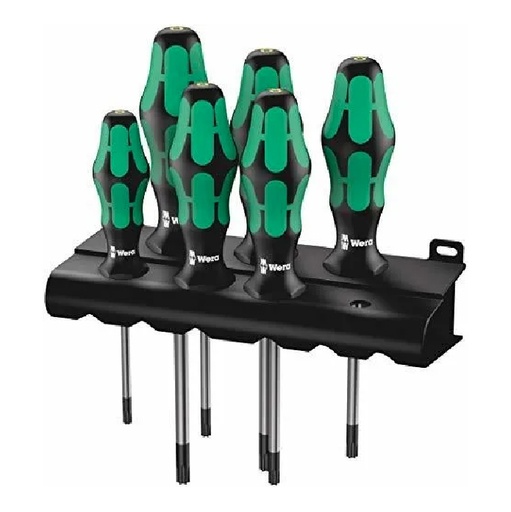 [HC112462] WERA JGO DESARMADORES 367/6 6PZ P/TORX KRAFTFORM PLUS