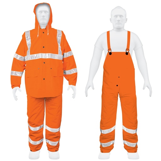 [HC103180] TRUPER IMPERMEABLE NARANJA17410 C/REFLEJANTE XL 2 PZAS