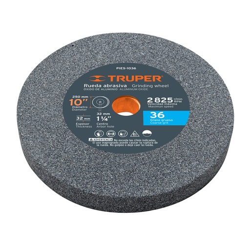 [HC99157] TRUPER RUEDA ABRASIVA PUES-103 6GRANO 36 P/ESMERIL