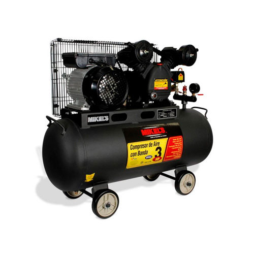 [HC97540] MIKELS COMPRESOR DE AIRE 3HP  60LT C/BANDA HORIZ CA-3HP60