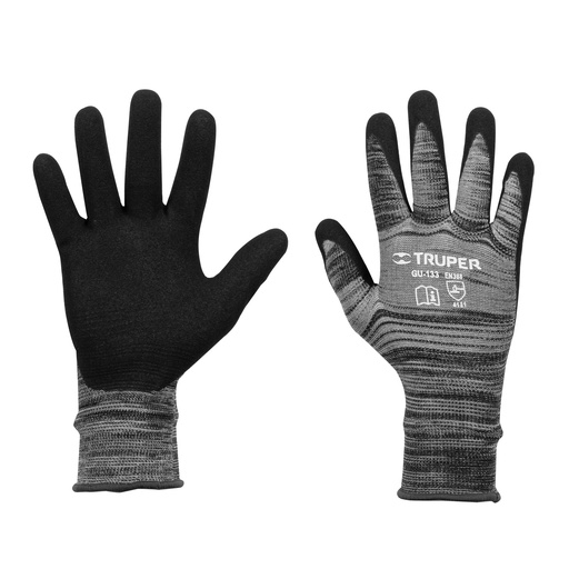 [HC13894] TRUPER GUANTE NYLON RECUBIERTO GU-133 DE NITRILO GRANDE