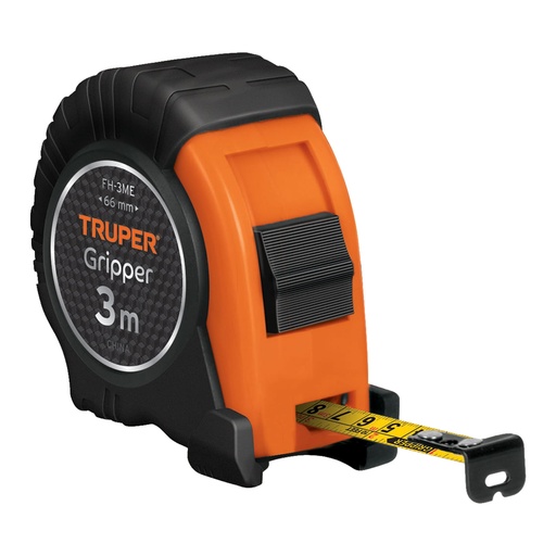 [HC13829] TRUPER FLEXOMETRO 3MT 1/2     GRIPPER VS IMPACTO FH-3ME