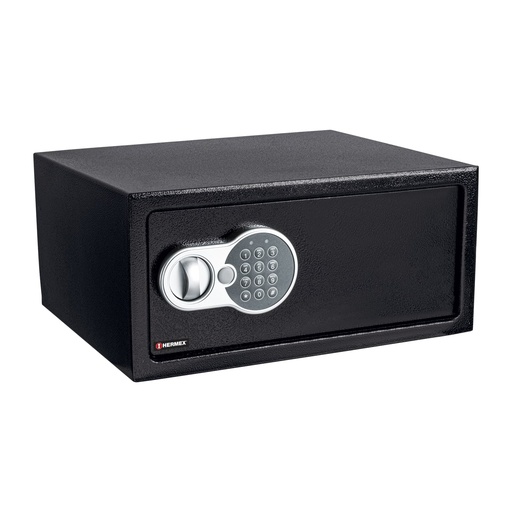 [HC113100] HERMEX CAJA DE SEGURIDAD      ELECTRONICA 30LT 43CM CASE-43