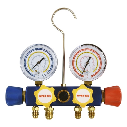 [HC98942] SUPER EGO MANOMETRO 4 VIAS SEGO MNFL41/4 SAE