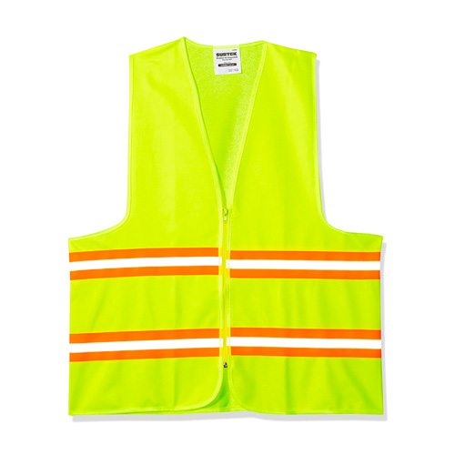 [HC105072] SURTEK CHALECO SEG 137499 ALTA VISIB C/CIERRE AMARILLO