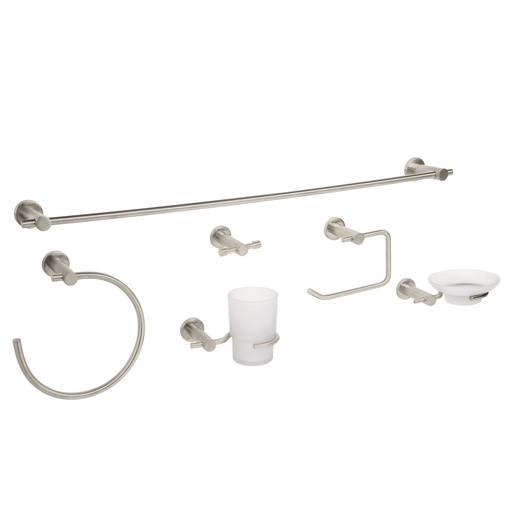 [HC20936] FOSET ACCESORIOS P/BANO ELA-7000N6PZ SATIN ELEMENT