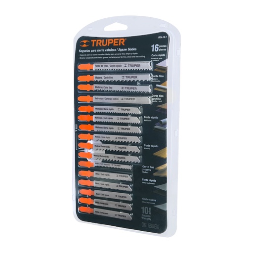 [HC102268] TRUPER JGO SEGUETAS JSCA-16-T 16PZCALADORAS ZANCO T