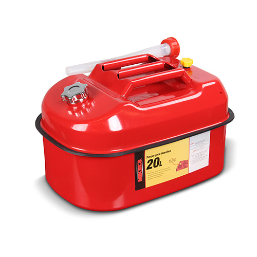 [HC111470] MIKELS TANQUE P/GASOLINA TG-20 20L DE ACERO C/MANGUERA