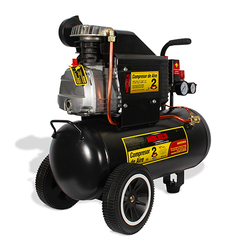 [HC111447] MIKELS COMPRESOR DE AIRE 2HP  24LT 1500W 3400RPM ELEC CA-2HP