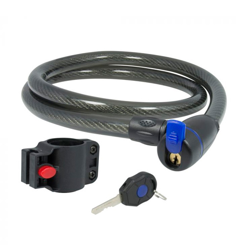 [HC104180] LOCK CANDADO DE CABLE         1.8X120CM 3LLAVES 13CN