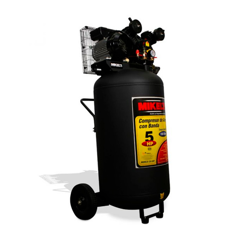[HC99396] MIKELS COMPRESOR DE AIRE 5HP  190LT 110V 110PSI C/BANDA