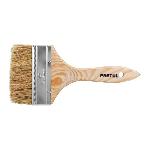 [HC106637] PRETUL BROCHA MANGO D/MADERA  4" BRE-4