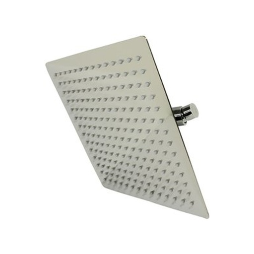 [HC111227] MUNICH REGADERA PLATO         CUADRADO 8" CROMO ABS RA-1049