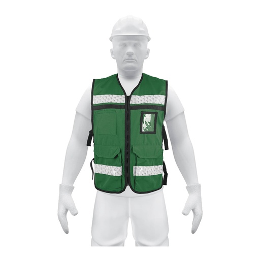 [HC112277] TRUPER CHALECO CHS-900V BRIGADISTA C/REFLEJANTE VERDE