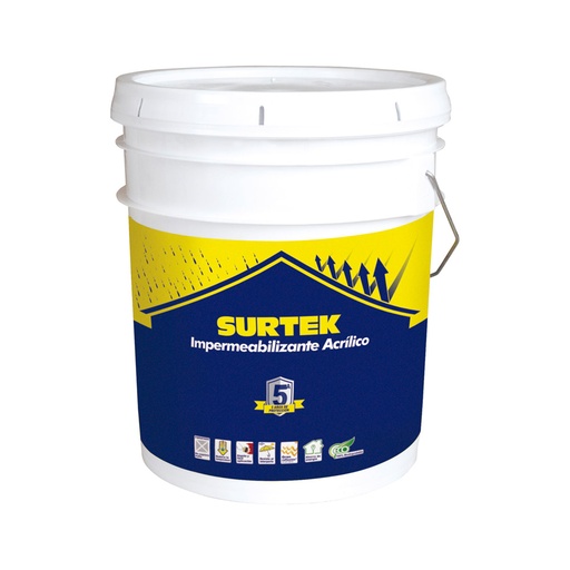 [HC104837] SURTEK IMPERMEABILIANTE IMT5 5 ANOS TERRACOTA 19L