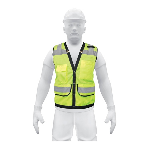 [HC13432] TRUPER CHALECO DE SEGURIDAD REFORZADOVERDE 2 MEDIANO